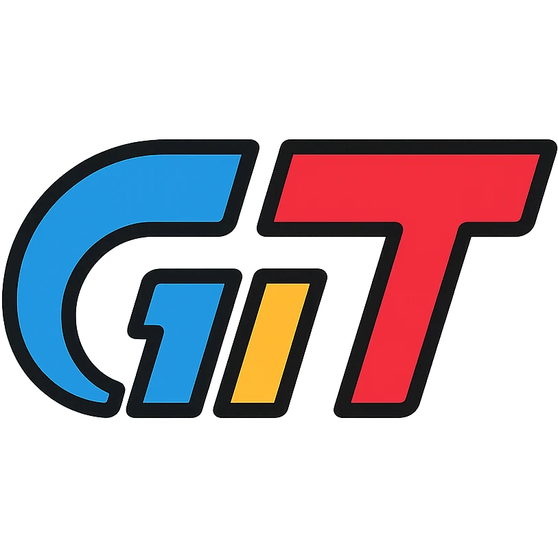 GT7 logo in a modern, sleek style emoji