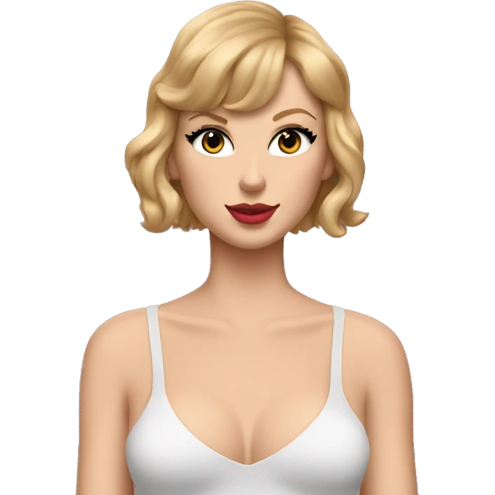 Taylor Swift in her lover bodysuit emoji