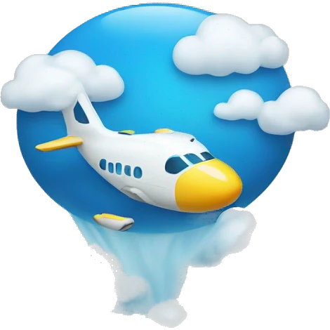 Air with a smiley face on it emoji