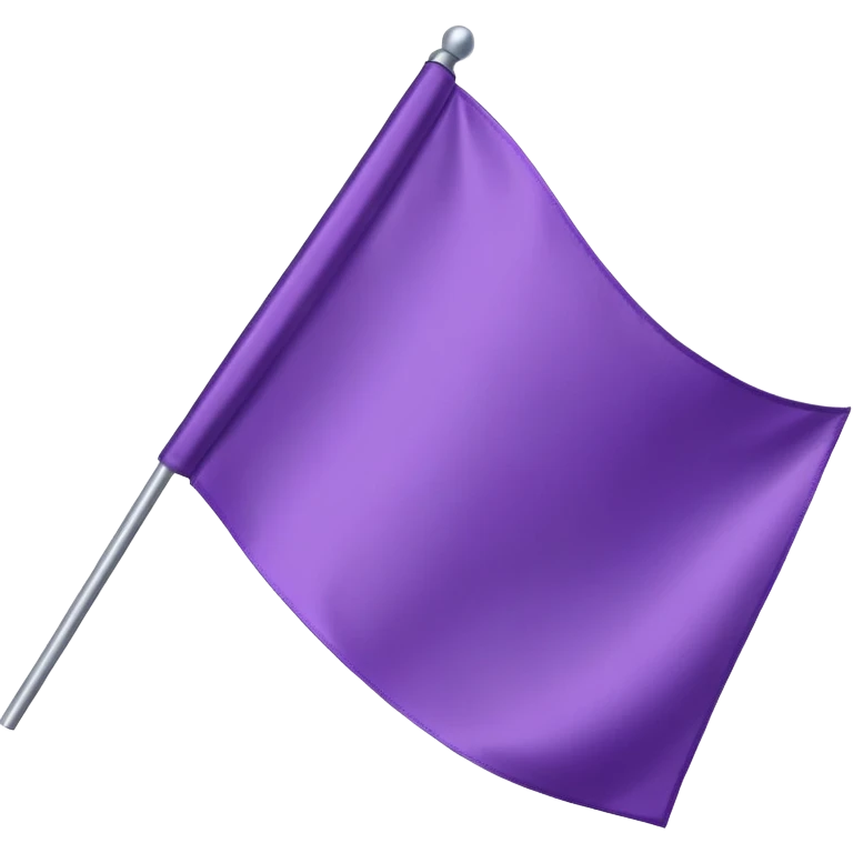 Purple flag emoji