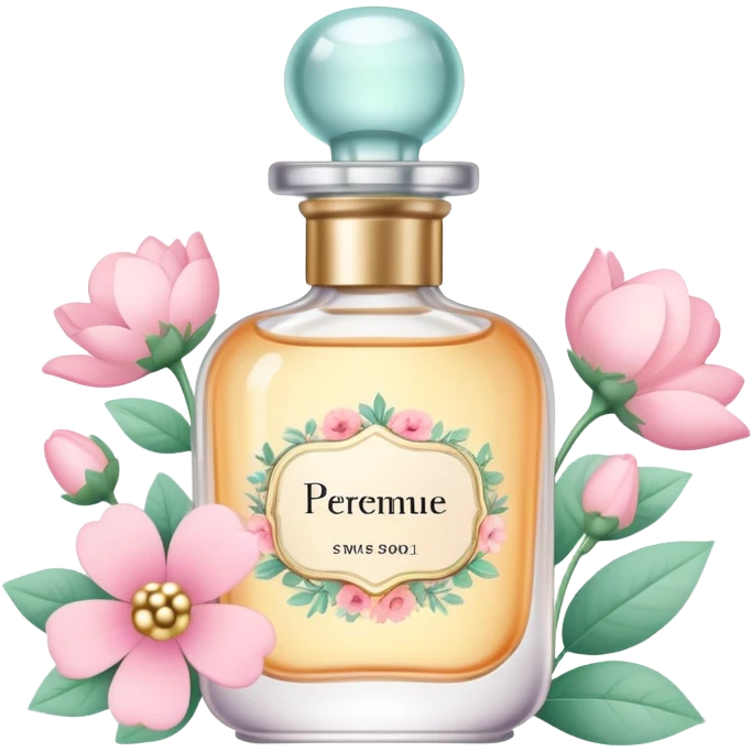 Perfume with cute packaging  emoji