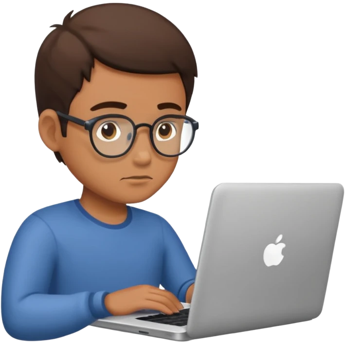 man using laptop emoji