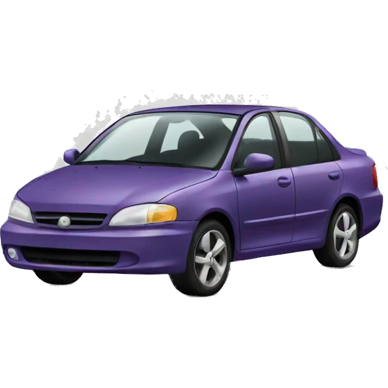 Car with trunk up emoji