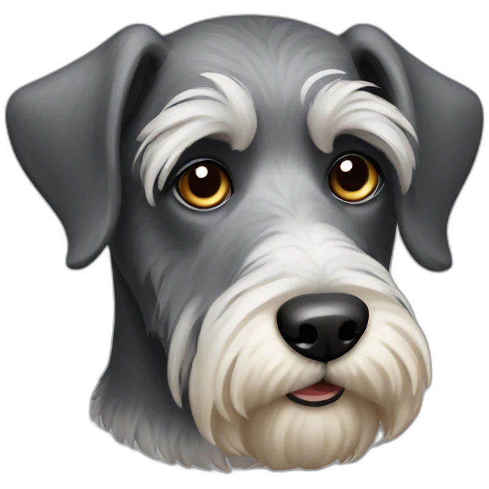schnautzer dog emoji