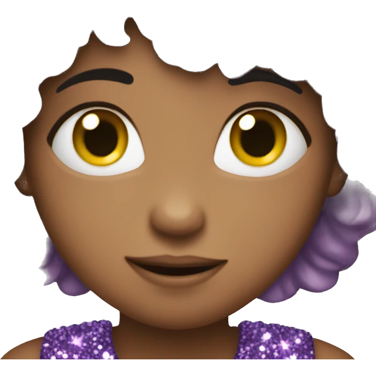 purple sparkly heart emoji
