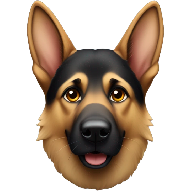 German shepherd  emoji
