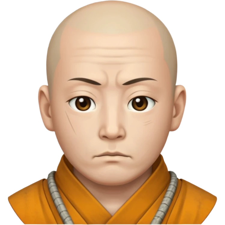 japanese monk warrior face emoji