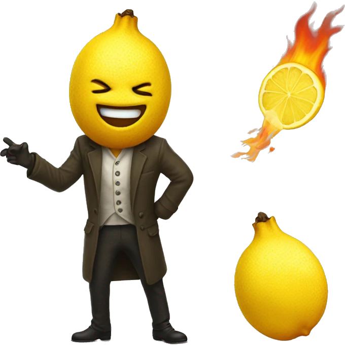 flamin' lemon emoji