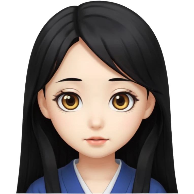 Japanese anime girl cute emoji
