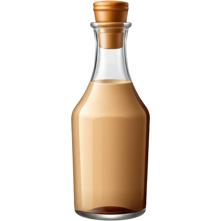 vibrant Irish cream bottle, simple, clear emoji