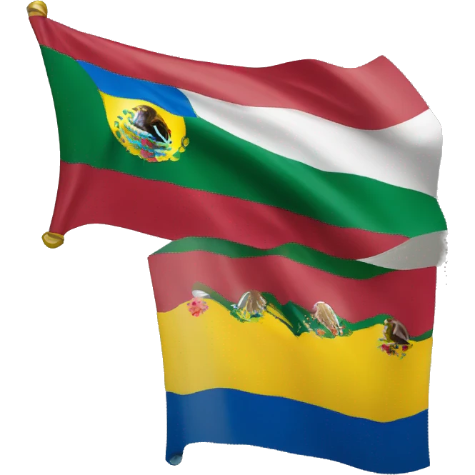 emoji de bandera de Ecuador y Mexico emoji