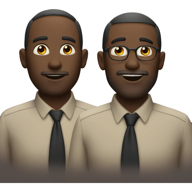 interaction between 2 men emoji