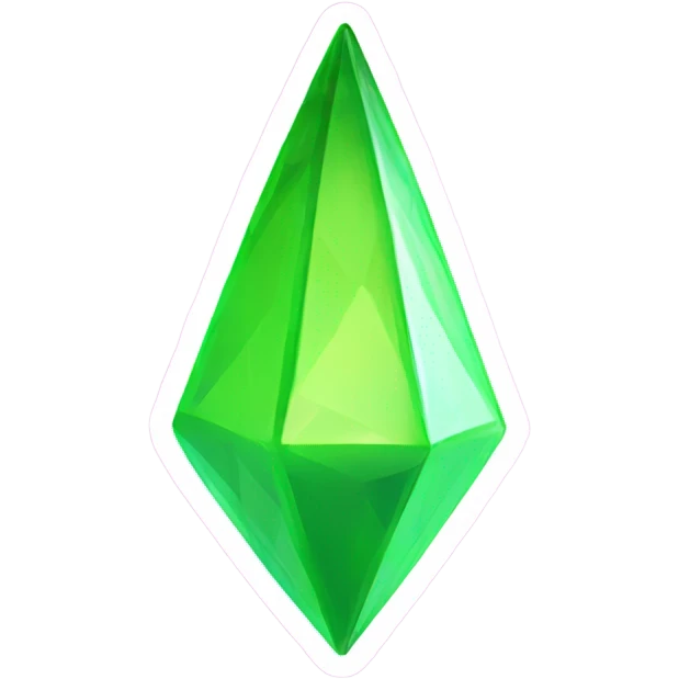 The Sims 4 plumbob pink emoji