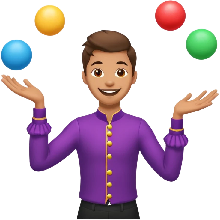 Juggler + balls emoji
