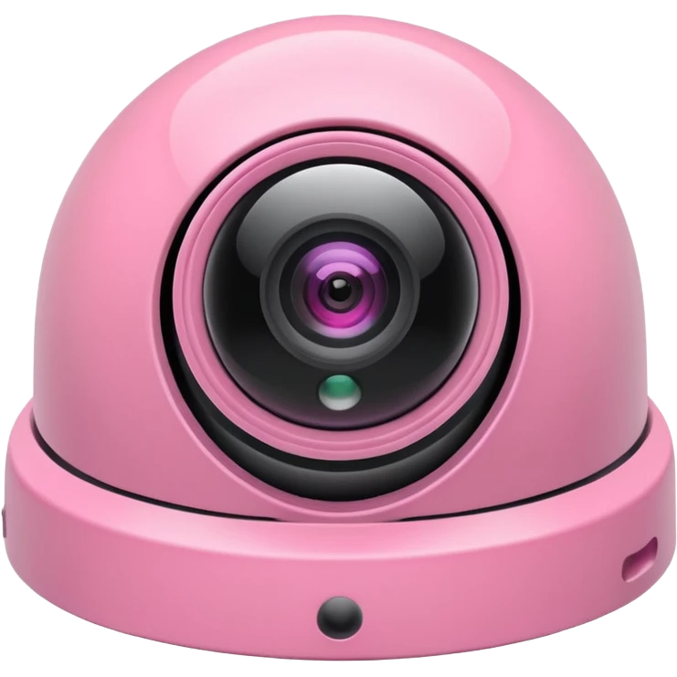 Security Camera pink  emoji
