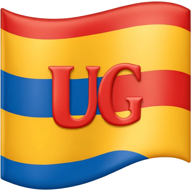Flaghaving UG on it emoji