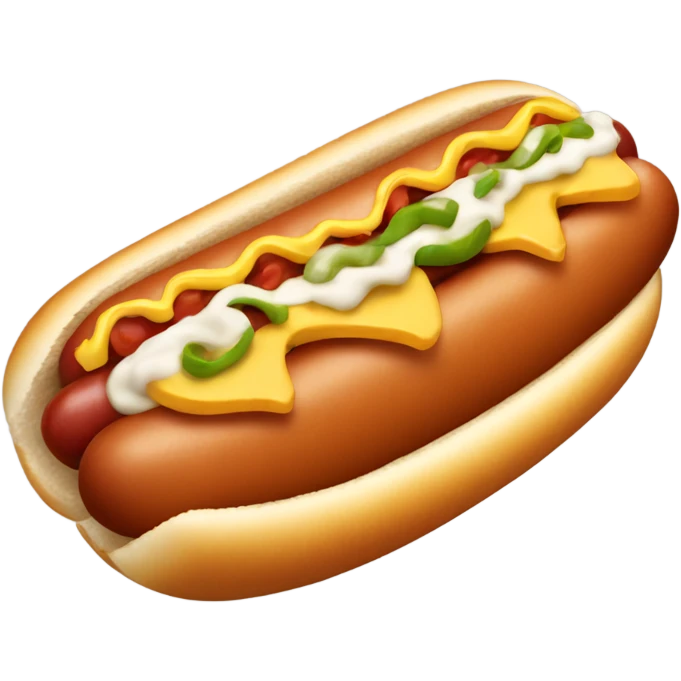 chili cheese hot dog emoji