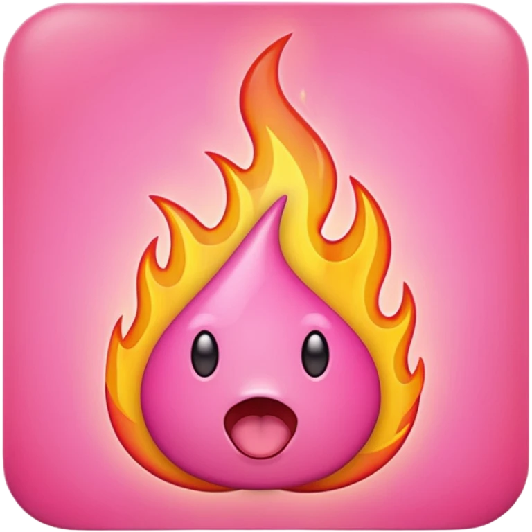 Lửa màu hồng  emoji