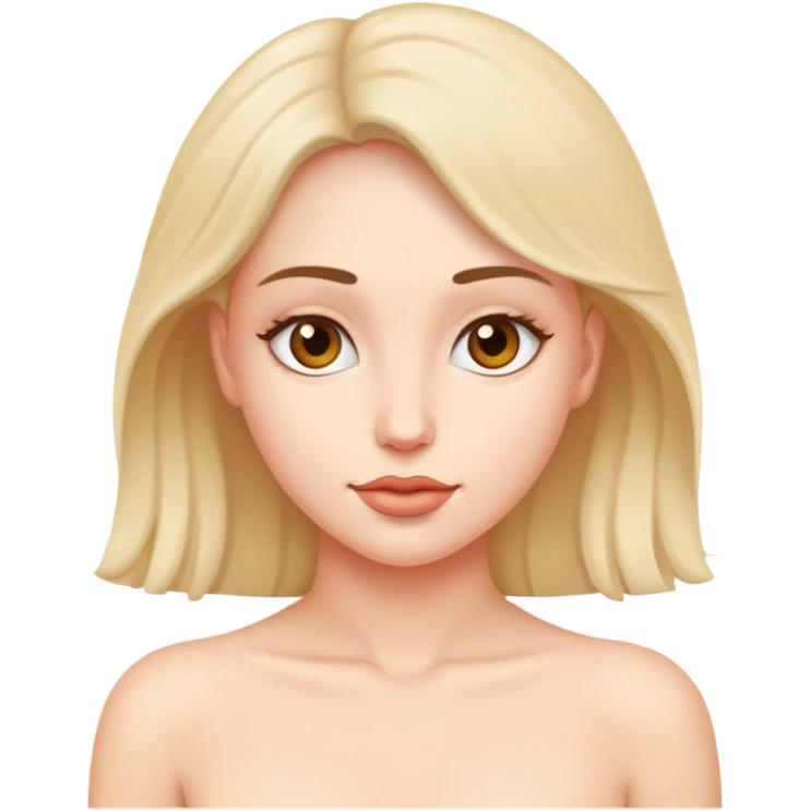 Голая девушка emoji