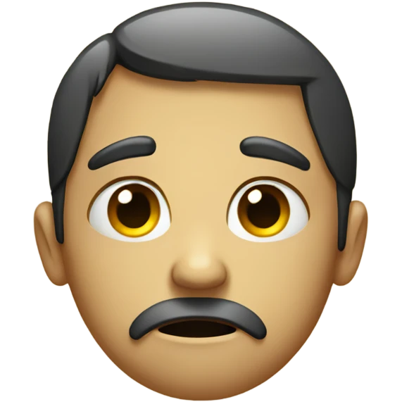 Sad face emoji