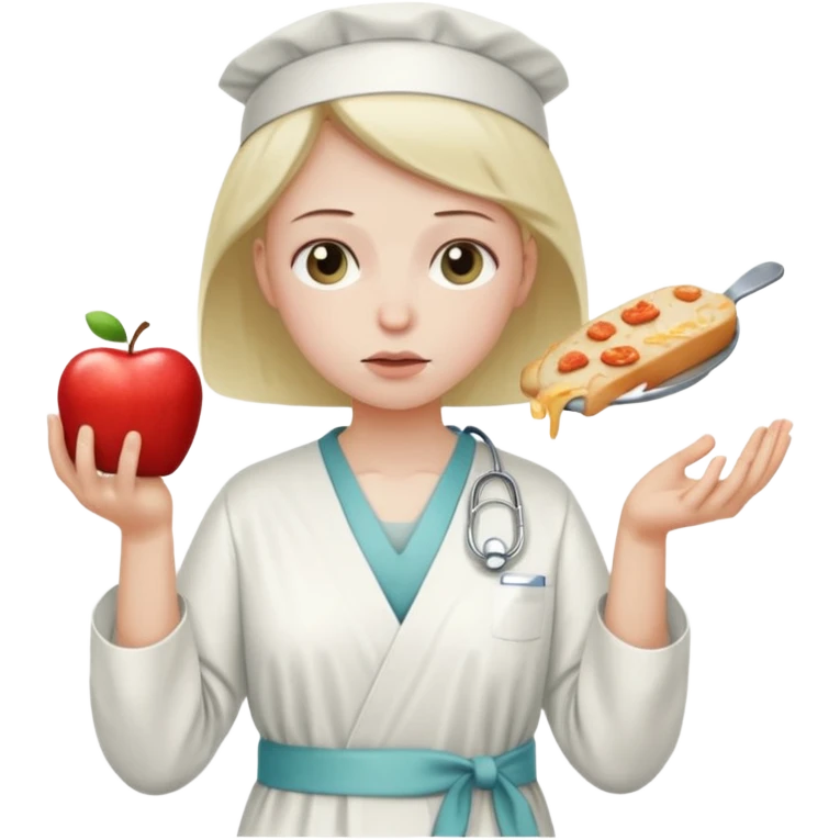 saying no to food emoji