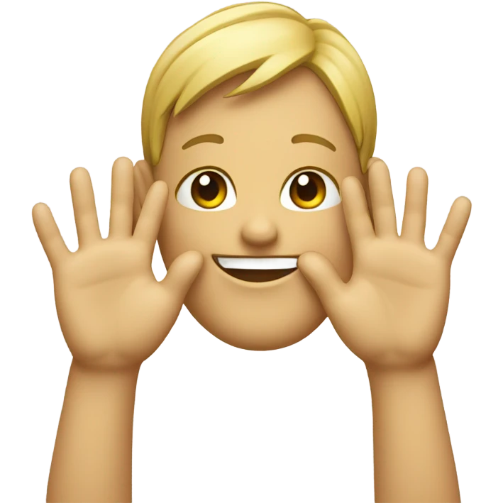 Smiling face with feet up in the air emoji