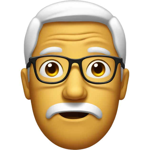 unamused emoji with glasses emoji