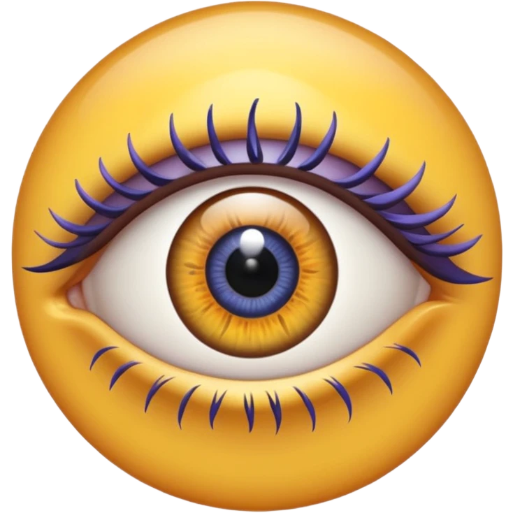 ⚠️ with an eye in it emoji