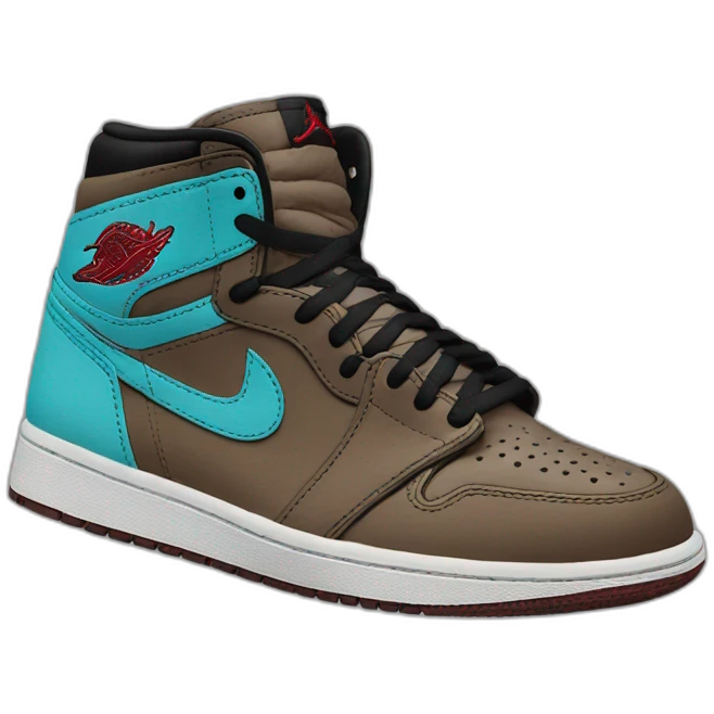 Jordan 1 travis Scott emoji