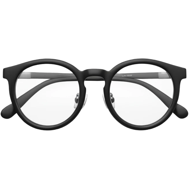 Create a high-quality 3D render that transforms the emojis 👓  into 3D objects.
 emoji