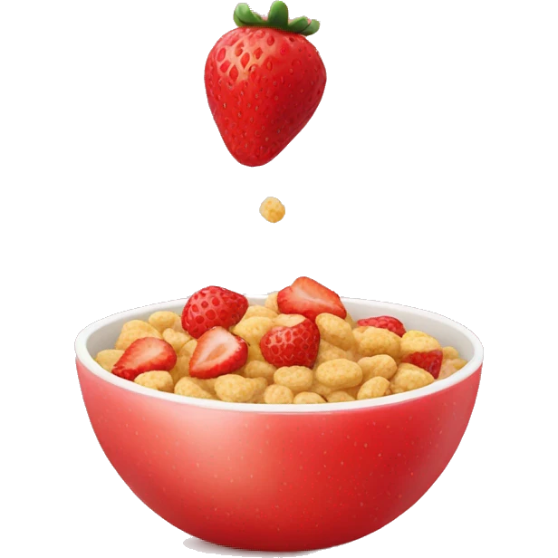 Strawberry Cereal emoji