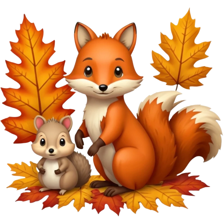 🍁🍂🦊🦔🐿 emoji