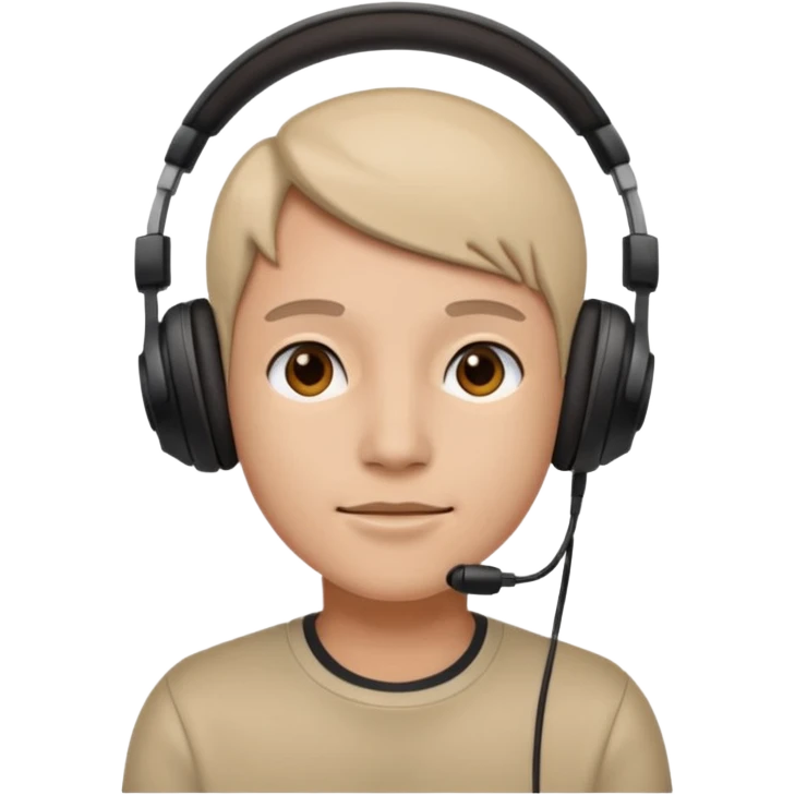 headphone wearer
 emoji