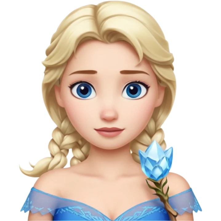 elsa frozen emoji