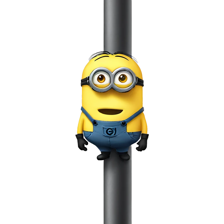 Minion on pole emoji