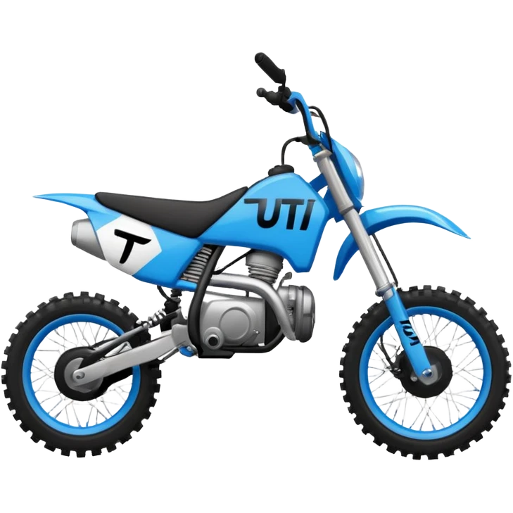 Dirt bike that’s electric and says tuttio on it emoji