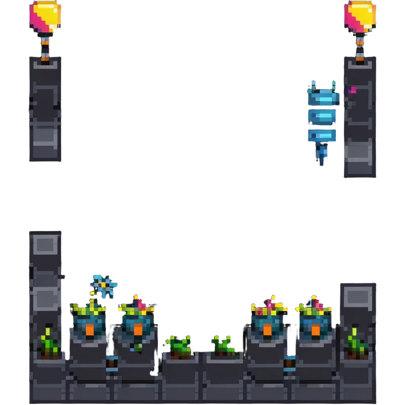 geometry dash game level with spikes emoji