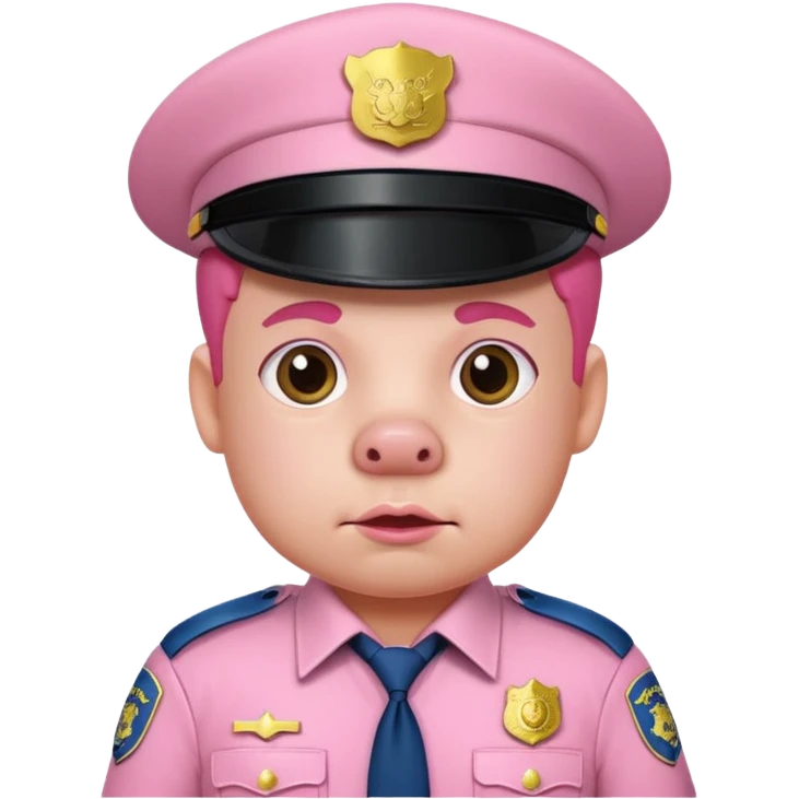 cop as a pig emoji