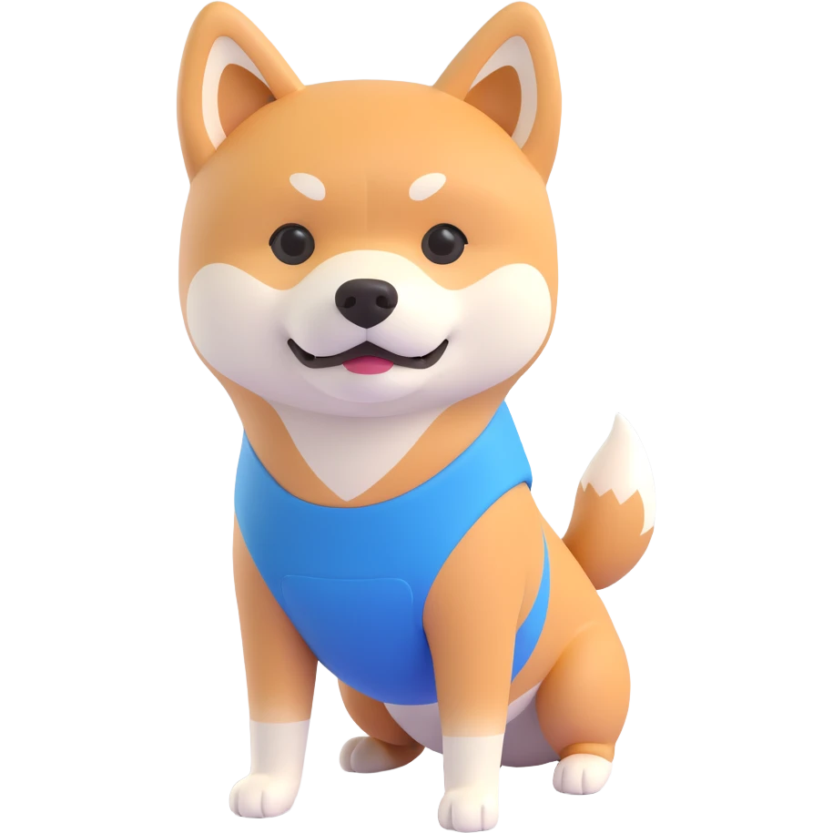 shiba inu fitness emoji