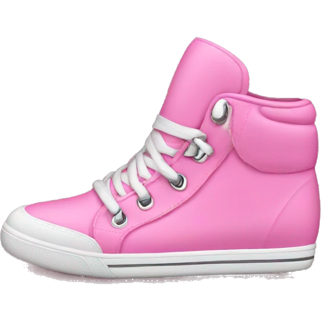 Pink sneakers emoji