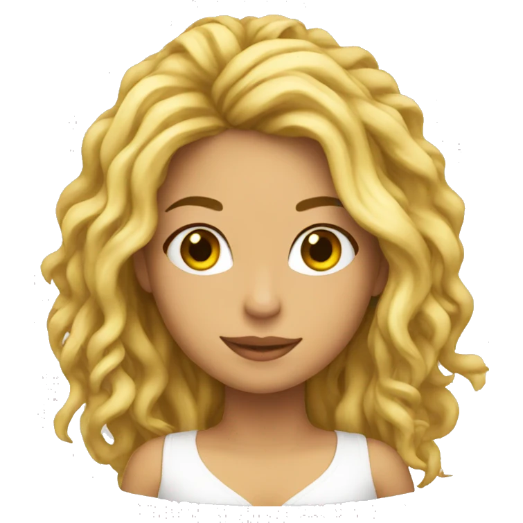 Shakira feliz emoji