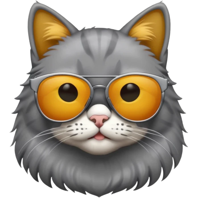 Cat wearing sunglasses emoji