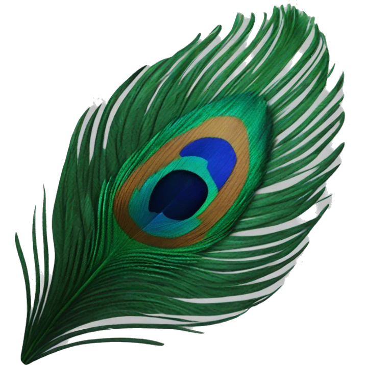 peacock feather emoji