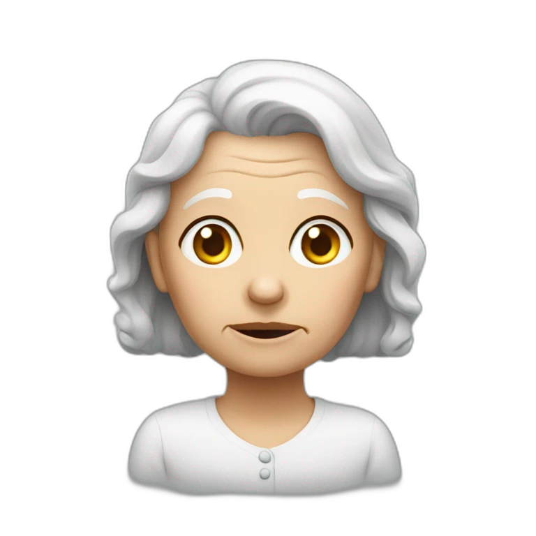Oma sehr traurig emoji