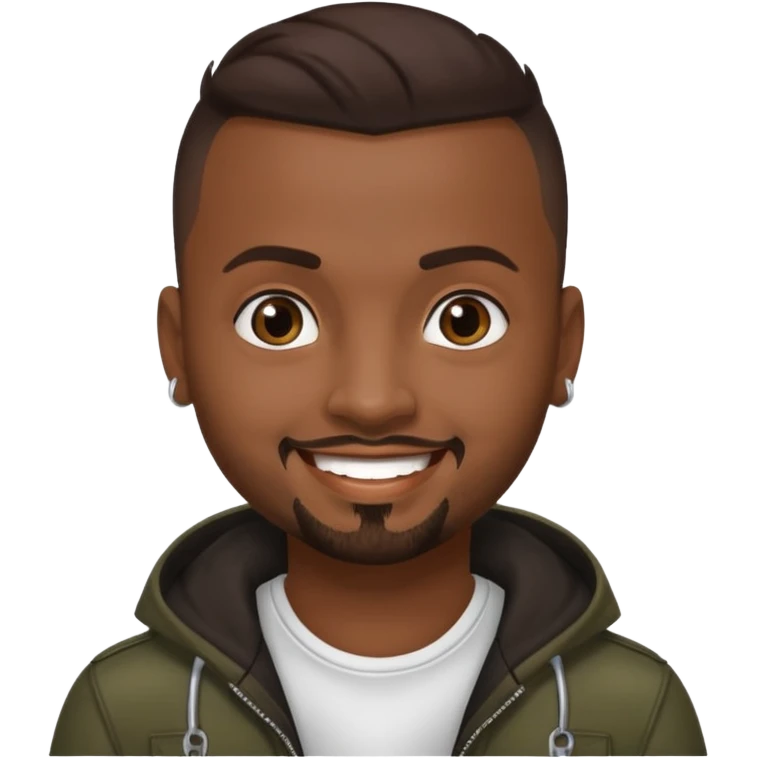Sean Paul with dark brown hair emoji