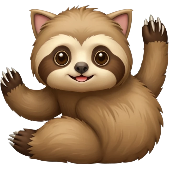 A un gato con una mezcla de un perezoso?  emoji