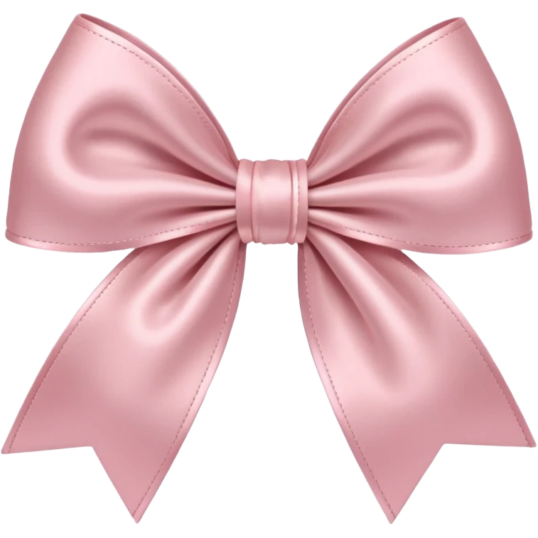 🦢pale pink bow emoji