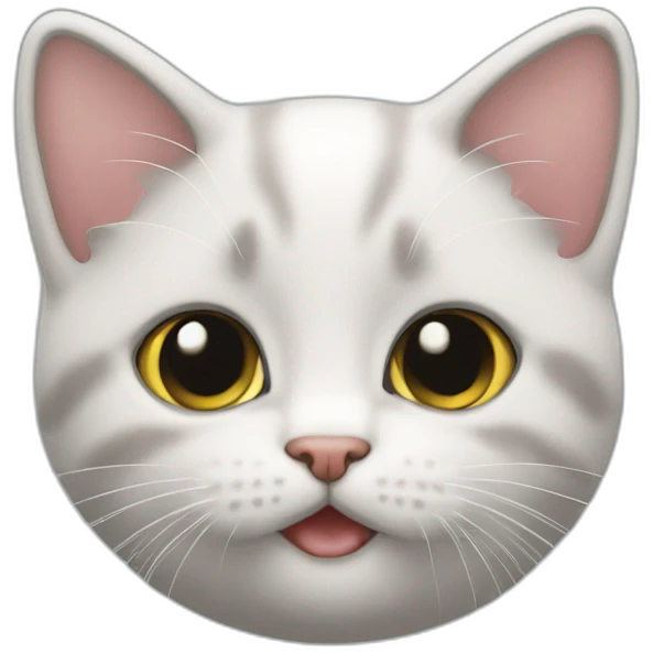Chaton mignon emoji