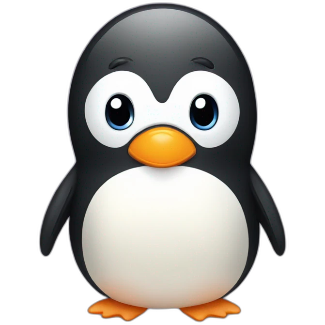 Cute penguin emoji