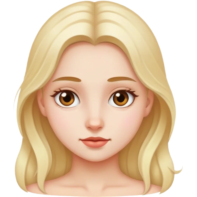 Chica blanca  emoji
